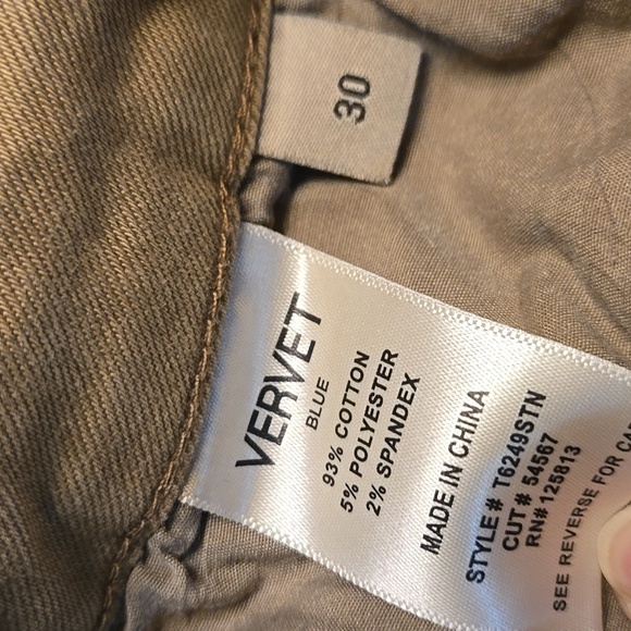Vervet Tan Cargo Pants 30x32 - Picture 3 of 6